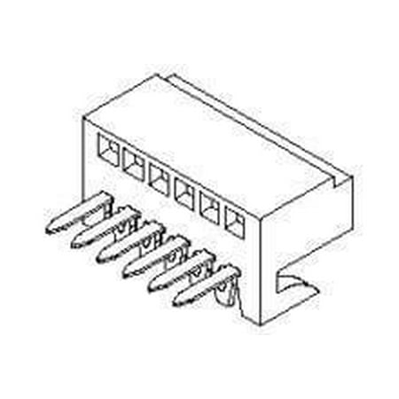 Wire Housing - Headers & Wire Housings PCB RECEPTACLE 8P BOTTOM ENTRY (5 pieces) - 22-14-2084