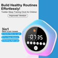 Kids Alarm Clock with Red Green Light for Sleep Training & Time ...