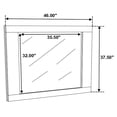 thumbnail image 5 of Felicity 4-piece Eastern King Bedroom Set White High Gloss, 5 of 17
