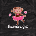 thumbnail image 4 of Inktastic Mawmaw Girl Ballerina Monkey Girls Baby Bodysuit, 4 of 5