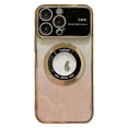 thumbnail image 1 of Funda de TPU con galvanoplastia y purpurina degradada Magsafe para iPhone 14 Pro con ventana grande, 1 of 5