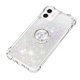 thumbnail image 4 of Funda para iPhone 12 Mini con Brillo Líquido Flotante, Purpurina, Parachoques y Anillo Giratorio Soporte, 4 of 5