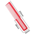 thumbnail image 3 of Gazechimp 2xBarber Comb Flat Top Comb - Small 8" Long - Comb Red 2 Pcs, 3 of 8