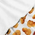 thumbnail image 4 of Verolix Nuggets Throw Blanket 50 x 40 Inch, Soft Flannel Fleece Lightweight Decorative Blanket for Couch Sofa Bed, 4 of 5