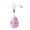 Pink, variant on KYAIGUO Interactive Cat Toys, Funny Cat Tumbler Toy with Feather for Small & Large Cats Engaging Play