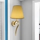 thumbnail image 3 of Juego de 6 pantallas de tela blanca con clip para lámpara de araña, repuesto para lámpara de pared E14, decoración del hogar, 3 of 7