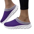 thumbnail image 5 of Women's Flat Sandals Comfortable Beach & Vacation Shoes Breathable Mesh Knit On Casual Shoes For Women Lightweight Comfortable Flat Loafers For Daily Wear Spring Summer Fall, 5 of 9