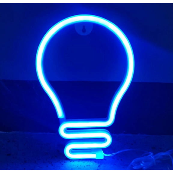 Neon Night Light, LED Neon Signs Night Light Bulb Neon Lights Neon Lights for Kids Bedroom Battery USB Operated