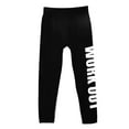 thumbnail image 3 of Mujer Deportes Gimnasio Yoga Correr Fitness Leggings Pantalones Pantalones de entrenamiento (L/XL Work Out), 3 of 3