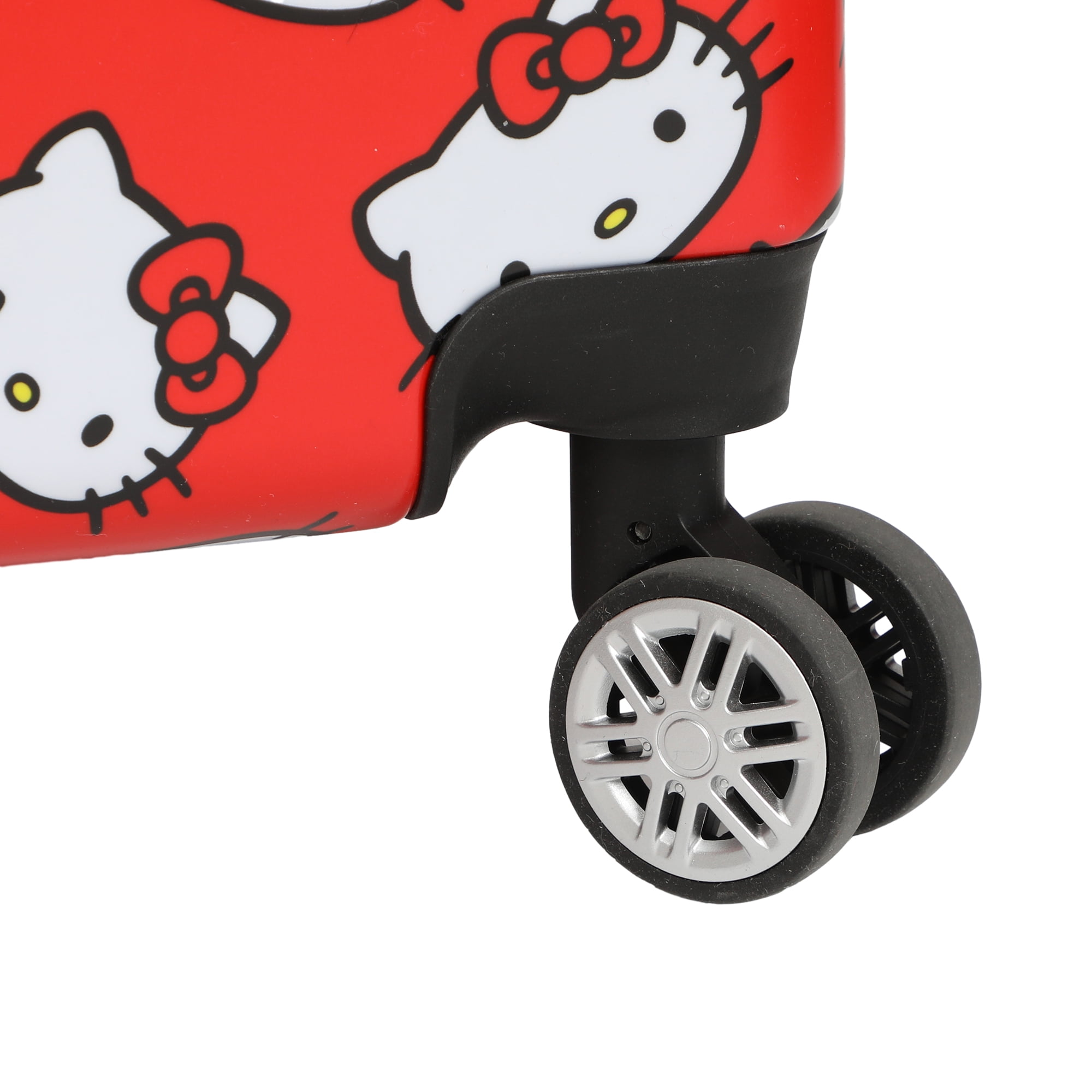 Hello Kitty All-Over Print 28" Suitcase With 360-Degree Wheels And Retractable Handle