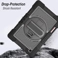 thumbnail image 5 of AMZER TUFFEN Multilayer Case with 360 Degree Rotating Kickstand with Shoulder Strap, Hand Grip for Samsung Galaxy Tab S6 Lite P610/P615, 5 of 7