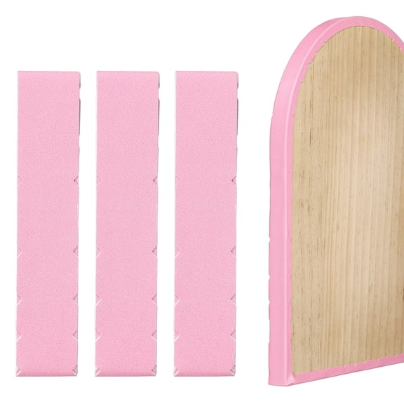 Uxcell Pickleball Edge Guard Tape, Paddle Edge Cover, Pickleball Protection Tapes Pickle Ball Paddle Accessories 23 mm & 3 Pcs & Pink