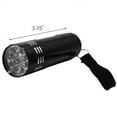 thumbnail image 2 of 9 LED Super Bright Portable Black Mini Flashlight with Lanyard, 2 of 4