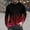 Red, variant on Tie Dye Shirt Women Fall and Winter Men and Women Hooded Sweater Flame Printing Pullover Blouse with Pocket Red XL
