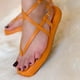 thumbnail image 4 of Sandalias de talla grande Suela gruesa Ligero con cordones Hebilla Tanga Sandalias de playa exteriores Wmkox8yii  nm8243, 4 of 4