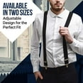 Mens Suspenders for Men with Clips Y Back Design Pant Clip Style Tuxedo