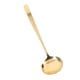 thumbnail image 3 of Cucharón de sopa de latón duradero, elegante, Color dorado brillante, peso equilibrado, cuchara multifunción para cocina casera, 3 of 5