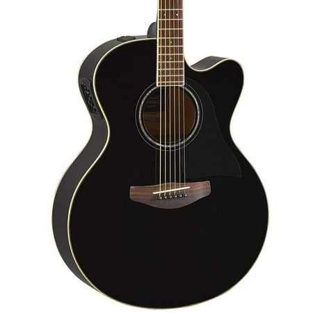 Yamaha CPX600 Medium Jumbo Acoustic-Electric Guitar Black