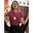 thumbnail image 2 of Lets Your Soul Shine Daisy T-Shirt Women -Image by Shutterstock, Female Small, 2 of 4