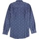 thumbnail image 2 of Bar III Camisa de vestir con botones florales de mezclilla para hombre, azul, cuello de 14.5 pulgadas, manga de 32 a 33 pulgadas, 2 of 2