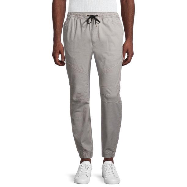 no boundaries men's twill jogger pants