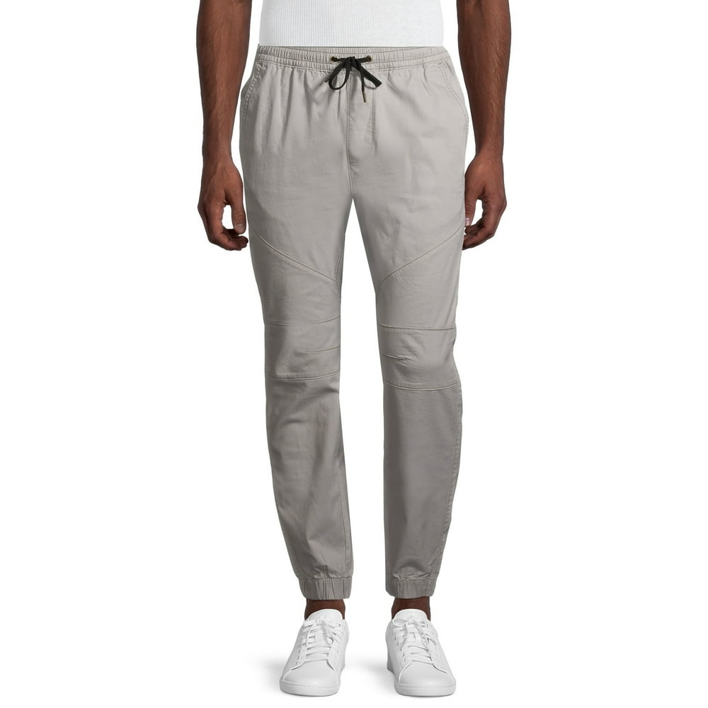 no boundaries men's twill jogger pants
