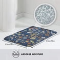 thumbnail image 6 of Bathroom Rugs Non Slip Washable - Marine Nautical Kitchen Mats for Floor, Area Rugs for Entryway Rugs Indoor, Laundry Bathroom Room Door Rug with Rubber Backing 20x31.5in, 6 of 8