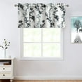 thumbnail image 4 of Vintage Floral Curtain Valance, 1 Panel Small Soft Lightweight Valance Curtains for Living Room, Small Rod Pocket Widow Drapery, L 18 x W 52, 4 of 6