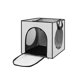 thumbnail image 1 of Greeniant Bolsa para el pelo de mascotas, bolsas sólidas, plegable, portátil, pequeña, cómoda, caja de seguridad, accesorios para cachorros Suministros para perros Gris, 1 of 6