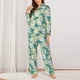 thumbnail image 2 of Fotbe Lotus Flower1 Conjunto de Pijama de Manga Larga para Mujer con Estampado, Ropa de Dormir de 2 Piezas, Conjunto de Casa Suave y Cómodo con Bolsillos-Medium, 2 of 7