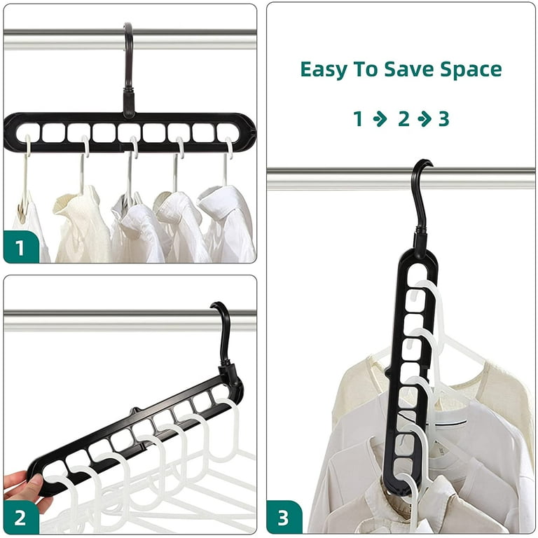 4/6/12Pcs Mini Clothes Hanger Connector Hooks for Hangers Saving Space  Non-Slip Coat Storage Rack Plastic Wardrobe Organizer - AliExpress