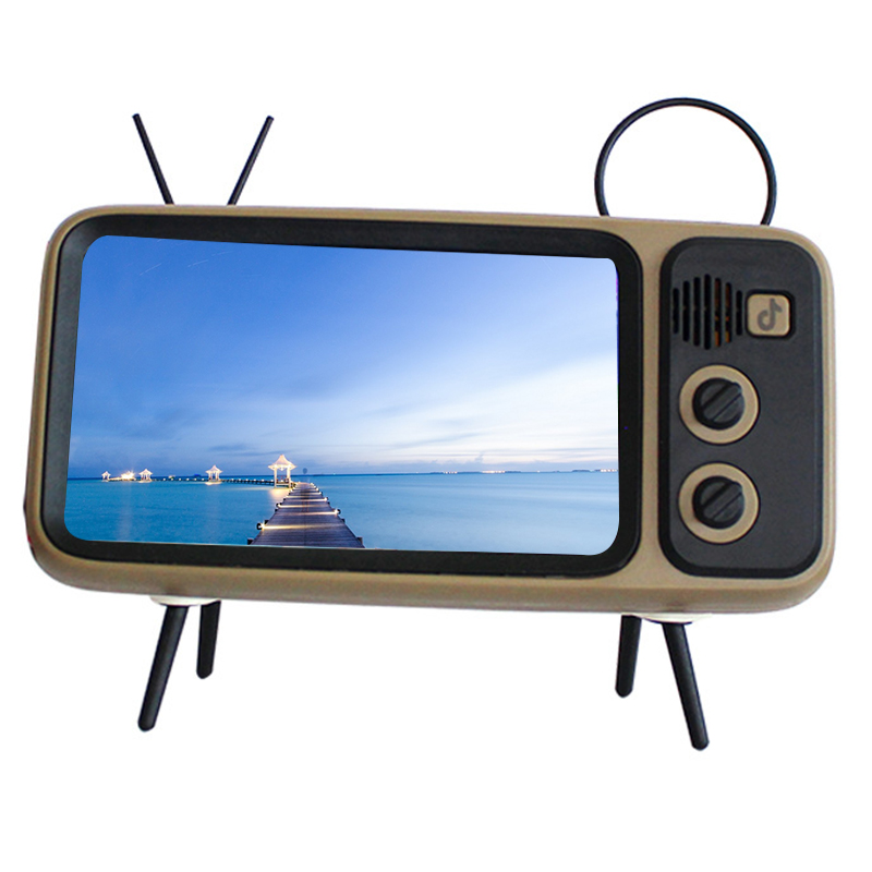 TALENT Sound,Retro Phone Holder Desktop Televison Design Mobile Phone