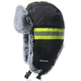 thumbnail image 5 of Aboser Winter Hi Viz Trapper Hat with Reflective strip Themal Fleece Lined Snow Hats Ear Flaps Motorcycle Cycling Skiing Cap for Cold Weather, 5 of 9