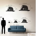 thumbnail image 3 of Violaura Hat Metal Wall Art - Easy to Install Hanging Perfect for Home, Living Room Decor (36.0" x 20.2"), 3 of 8