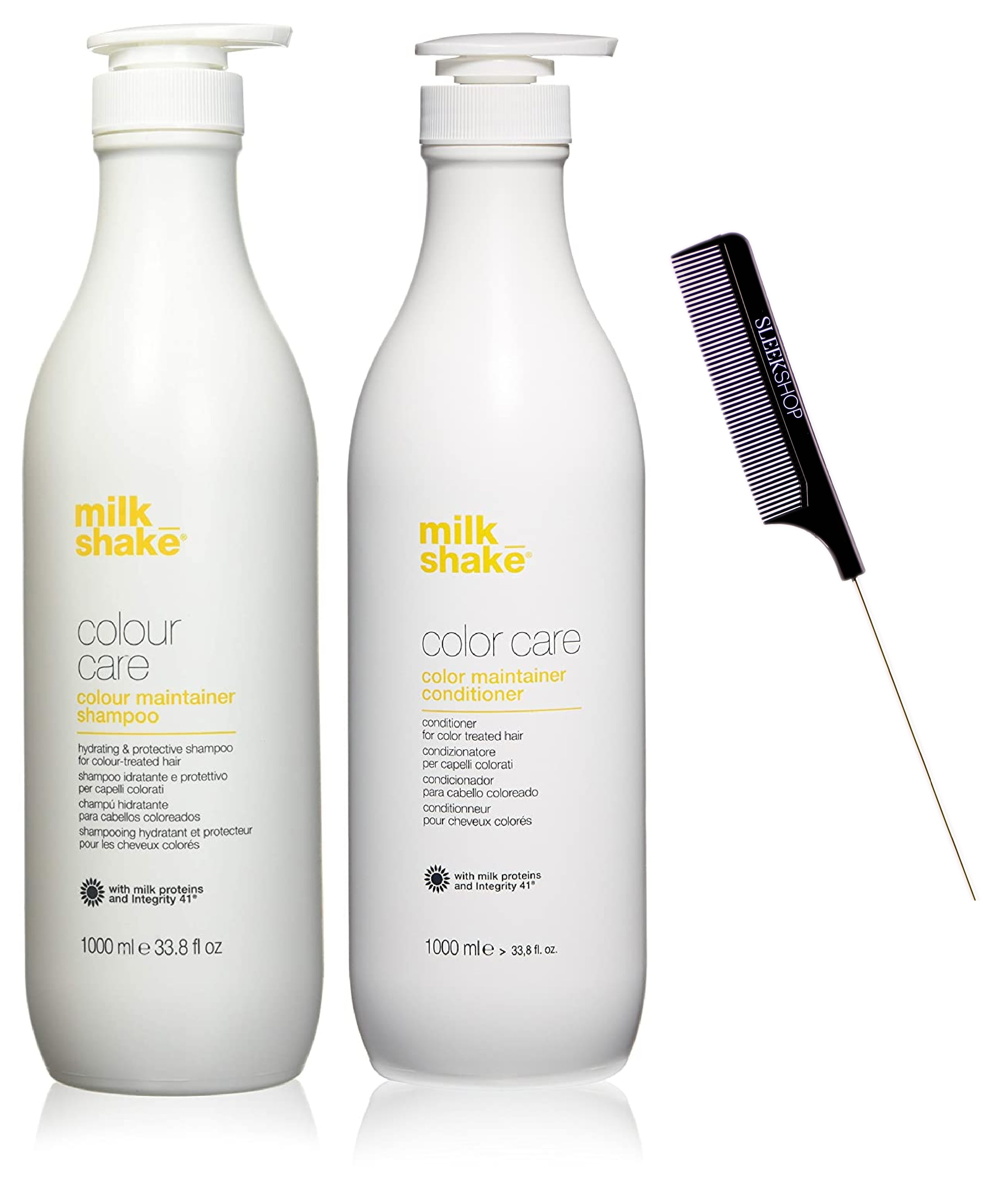 luft Fange Svaghed Milk_Shake Color Care COLOR MAINTAINER Shampoo & Conditioner DUO SET (w/  Sleek Comb) Milkshake for Color Treated Hair Milk Shake (3.4 oz + 3.4 oz  DUO KIT) - Walmart.com