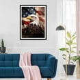 thumbnail image 2 of DIY 5D Diamond Painting Kit (For Adults) Diamond Painting "Eagle, American Flag" - Full Diamond Crystal Rhinestone Embroidery Craft Kit, Can Be Used as Gift, Wall Decoration, 2 of 7