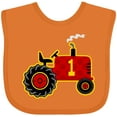 thumbnail image 3 of Inktastic Red Tractor 1st Birthday Boys Baby Bib, 3 of 4