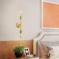 thumbnail image 3 of Lámpara de Pared de Doble Cabezal, Horizontal, Vertical, Moderno, Simple, Accesorio de Iluminación, Fácil Instalación para Cocina, , Rest dorado Salvador Dali Apliques de pared, 3 of 9
