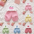 thumbnail image 2 of enyan Toddler Girls Outfits 1T 2T 3T 4T 5T 6T Toddler Girls Autumn Clothes 5T Girls Sunflower Long Sleeve T-shirt Pants Set Dailywear(Blue & Green,18-24 Months）, 2 of 6