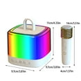 Mic Karaoke Machine For Adults And Kid Subwoofer Portable Bluetooth