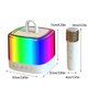 thumbnail image 3 of Pisexur Electronics - Máquina de karaoke con micrófono para hombres, para adultos y niños, subwoofer, sistema de altavoces Bluetooth portátil con 1 reproductor de micrófono inalámbrico, electrónica p, 3 of 9