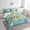 Teal Yellow, variant on 7 Piece Corgi Bed in a Bag Queen Size Cute Cartoon Animal Bedding Sets Lovely Dog Print Comforter Set with Sheets Pet Dogs Decor Bed Set for Dog Lovers Sheets