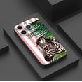 thumbnail image 3 of Elegante y protectora: cubierta de teléfono plateada esmerilada de doble capa con diseño gráfico vibrante para iPhone 15 Pro Max 14 13 12 Pro 11, 3 of 4