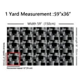 thumbnail image 3 of Feelyou Black Square Fabric by the Yard 5 Yards for Adult, Modern Geometric Room Decor Fabric by the Yard, Chic Abstract Fabric for Sewing, Ultra Soft Home Decor, 3 of 6