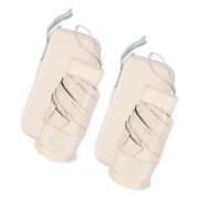 Raindrops Compact Automatic Folding Travel Umbrella with Breeze Vent - Small Lightweight Beige Rain