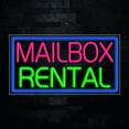 thumbnail image 1 of Mailbox Rental-LED Neon Sign 33"L x 18"H #31091, 1 of 3