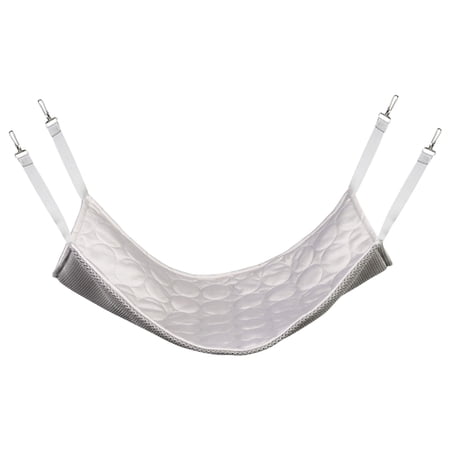 Cat Hammock for Cage Hanging Reversible Kitten Cage Hammock for Cats for Sleeping Hanging Cat Bed to Hang in Cages Gray 35X35Cm