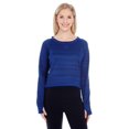 thumbnail image 1 of Ladies' Striped Poly Fleece Hi-JA8663, 1 of 2