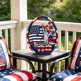 thumbnail image 5 of Miwamany Patriotic Layered Wooden Decor Statue, Independence USA Flag Fireworks Tabletop Ornament, 4th of July Shelf Home Decoration for Living Room Mantel, 5 of 8