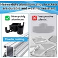 Trailer Chain Organizer Rack Set, 7-Way Plug Holder Heavy Duty Tow and ...
